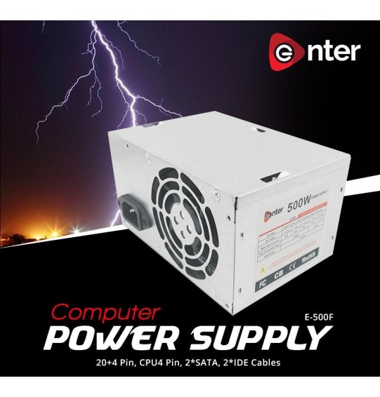 ENTER Computer Power Supply 500W