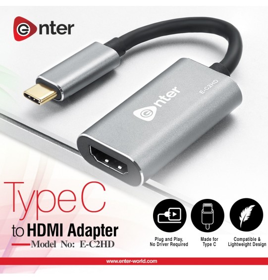 Enter Type C to Hdmi converter