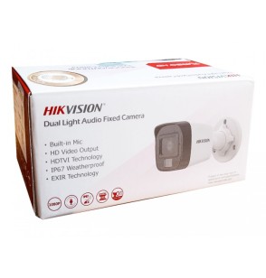 HIKVISION BULLET 2MP  BUILT IN MIC WITH DUAL LIGHT